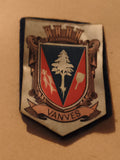 Écusson ancien blason VANVES héraldique vintage écusson tissu brodé