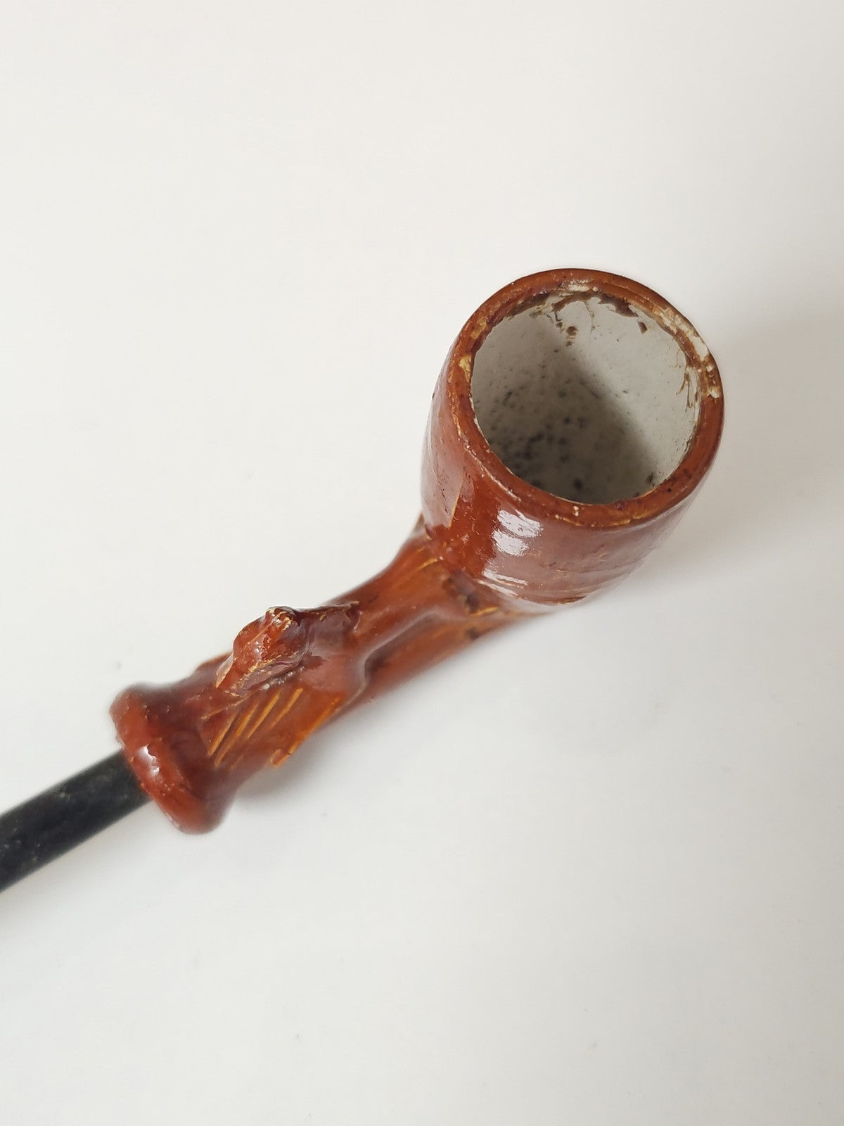 Pipe ancienne sculptée vintage ? Objet de collection rétro pour amateur fumeur