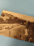 Ancienne carte postale animée Lourdes procession religieuse vintage Ref 2