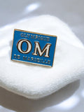 Pin's Olympique de Marseille OM vintage ancien badge football bleu