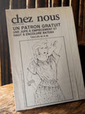 Patron de couture vintage jupe et haut bateau Chez Nous ancien rétro tailles 42-