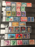 Timbres Suisse Helvetia lot x28 illustrés architecture oiseaux Pro Patria Europa