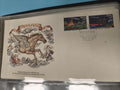 Enveloppe premier jour FDC Pegasus Palau 1985 timbres Halley's Comet décorée