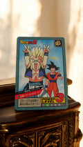 Carte Dragon Ball Z vintage n°658 Gotenks Goku Power Level 3 série japonaise