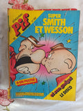 Magazine Pif n°748 vintage, Super Smith et Wesson, rétro années 80, poster inclu