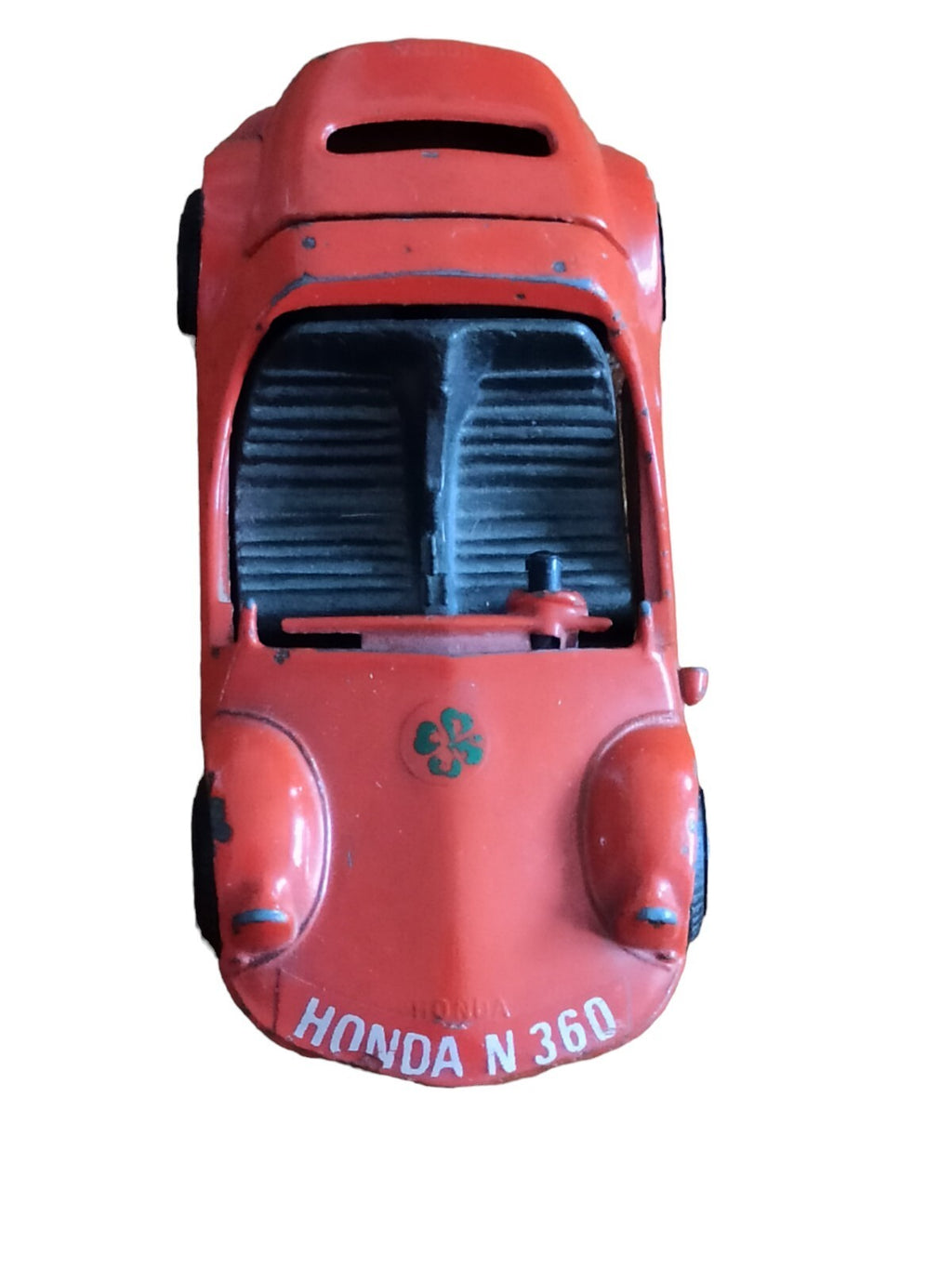 Voiture miniature Politoys Honda N360 vintage rouge années 60 rare old toy car