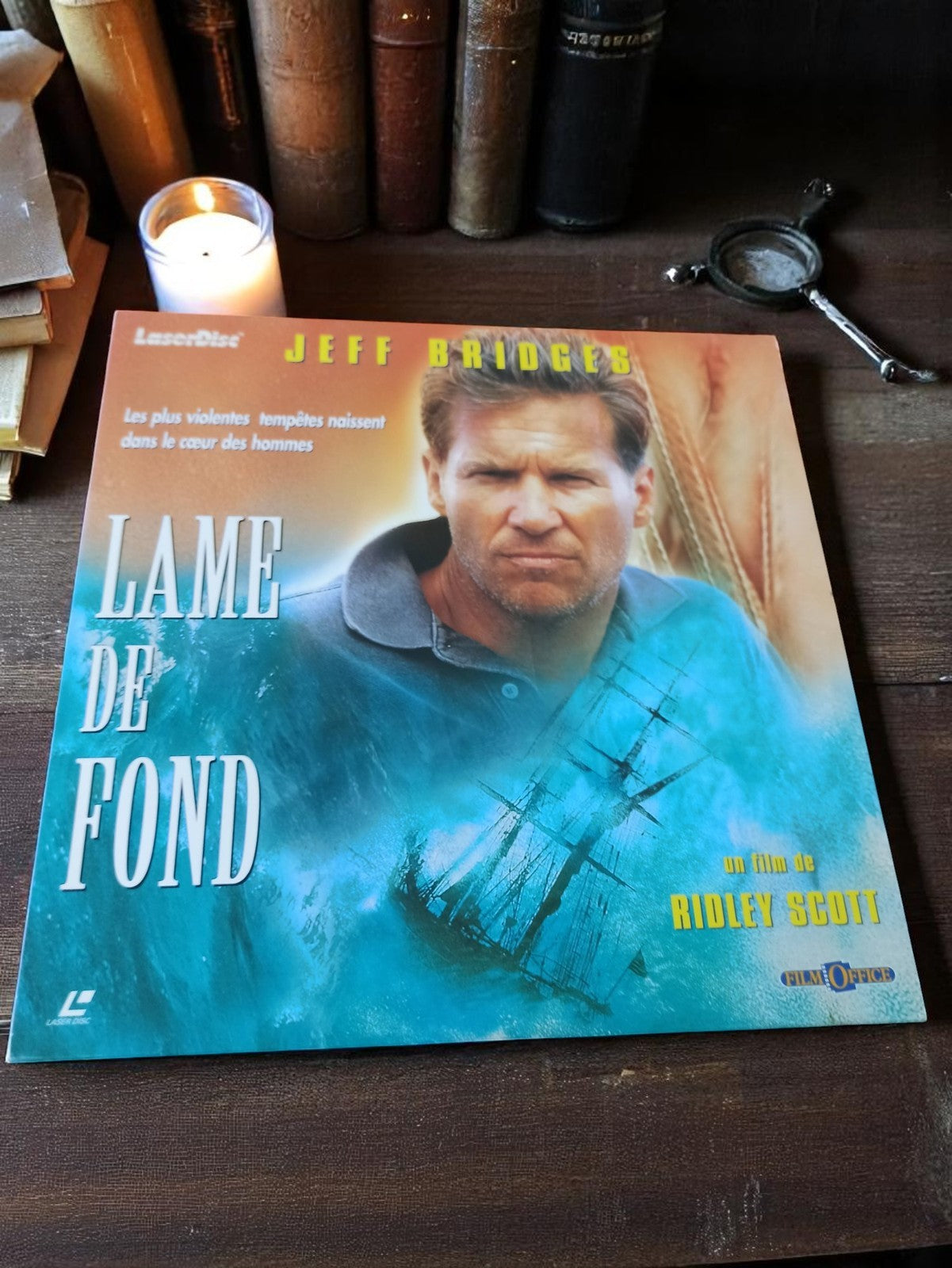 Laserdisc Lame de fond Jeff Bridges Ridley Scott vintage film rétro 80's