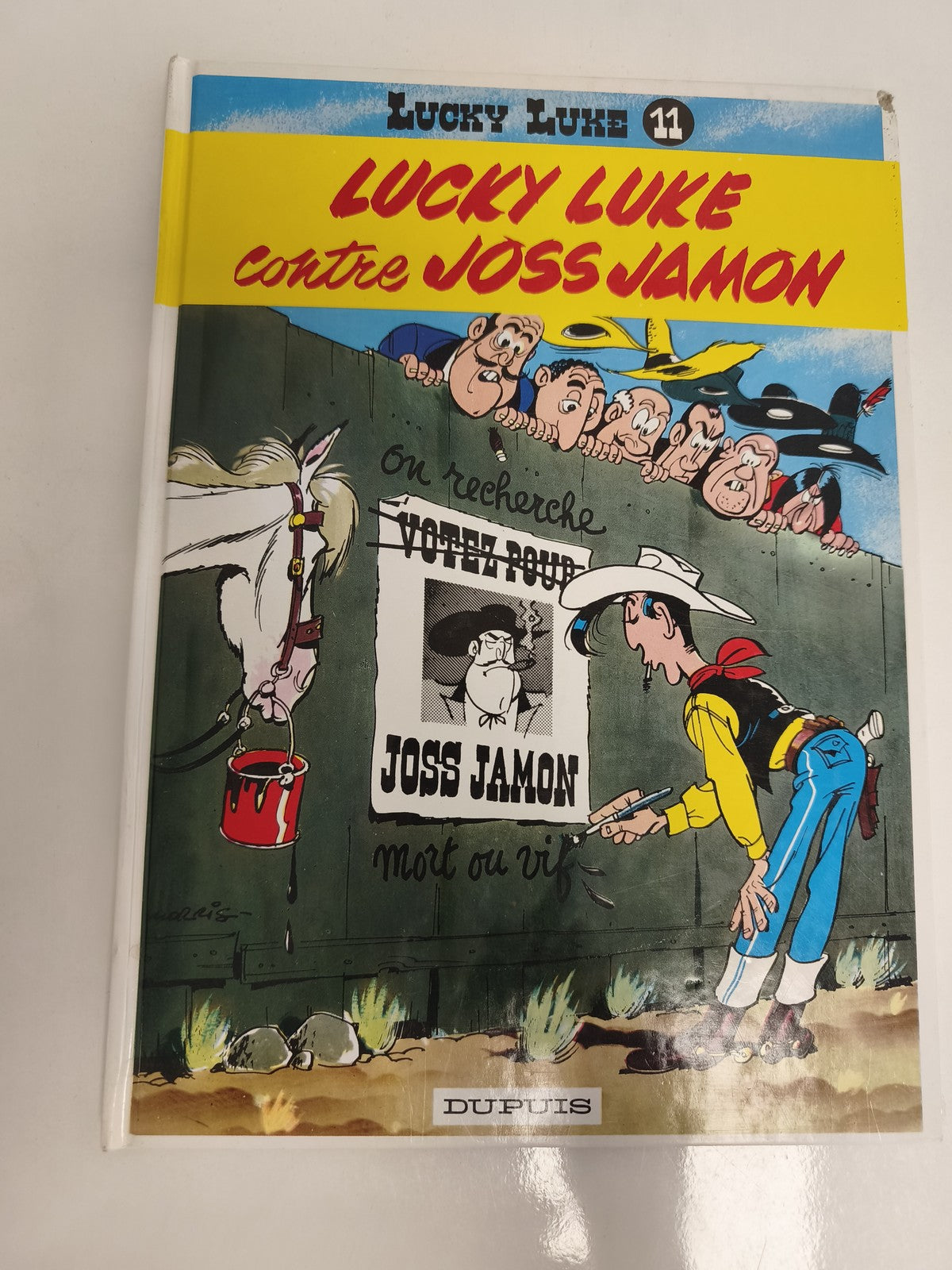 Bande dessinée Lucky Luke contre Joss Jamon Dupuis 1987 BD tome 11 Franco-Belge