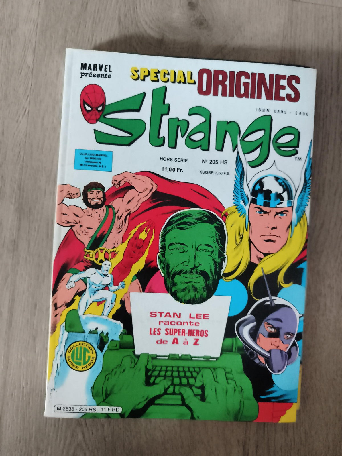 Comic Strange Spécial Origines n°205 HS Marvel ancien vintage Stan Lee super-hér