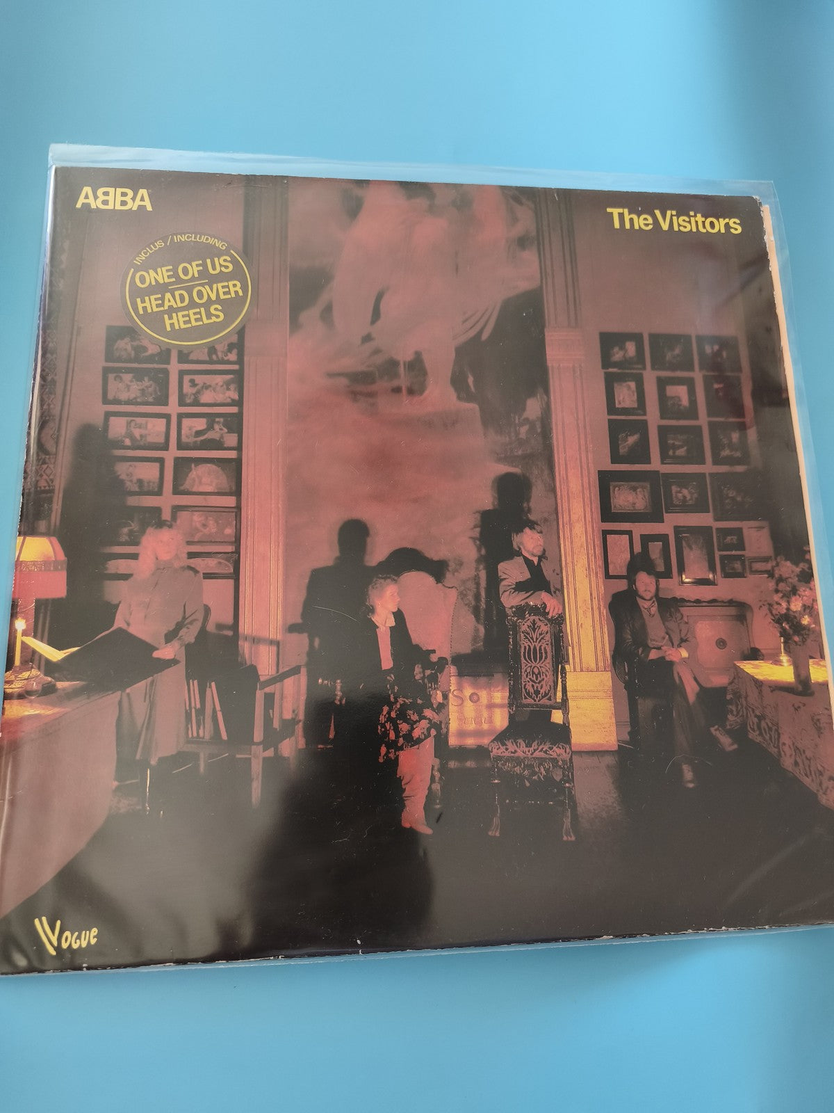 Vinyle ancien ABBA The Visitors 33 tours rétro collector pour mélomanes