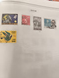 Timbres Qatar oblitérés thématiques sport, architecture, personnalités