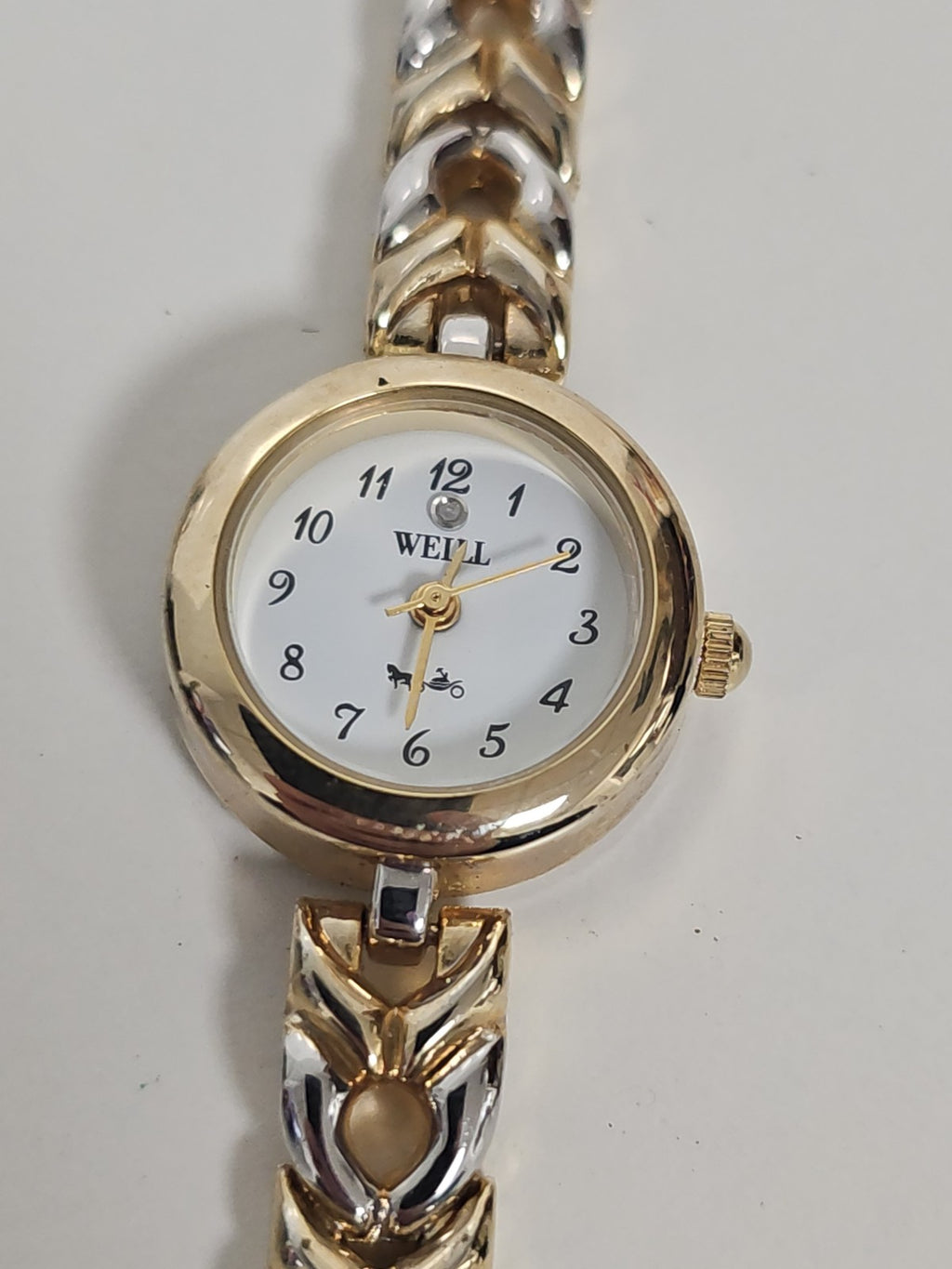 Montre femme ancienne Weill vintage rétro, montre-bracelet fonctionnelle collect