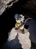 Figurine Godzilla Burning Bandai Toho Eiga noir orange vintage monstre rare