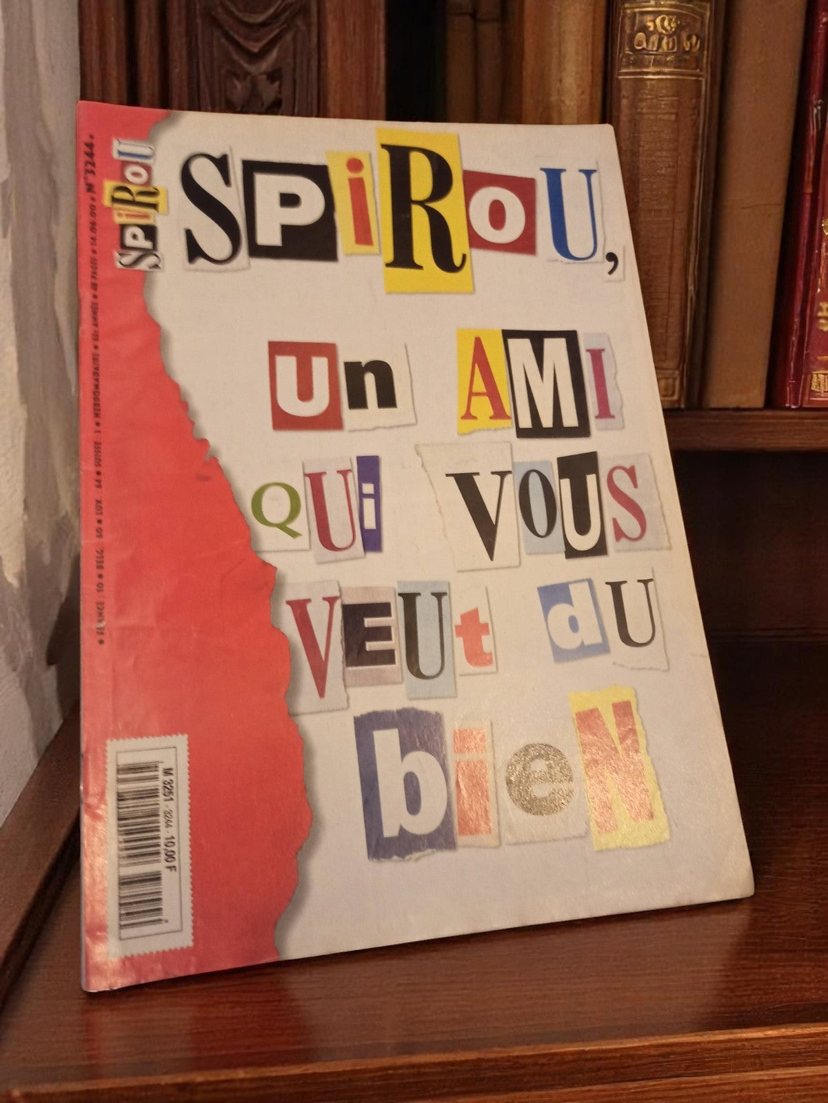 Magazine Spirou ancien années 60 | Couverture "Un ami qui vous veut du bien" rét