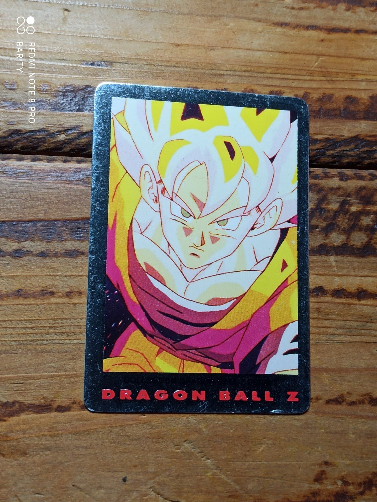 Carte Dragon Ball Z Cardass Série 1 Goku Super Saiyan, visuel brillant
