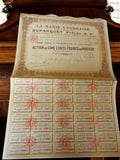 Action au porteur La Ramie Lyonnaise années 1920 authentique vintage