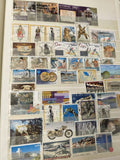 Lot timbres oblitérés Grèce Chypre Malte thèmes variés costumes moto paysages