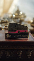 Pin's ancien Villigon Voyages autocar noir rouge vintage rare