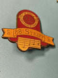 Pin's vintage musique Coca-Cola 88 Street, notes musicales, rétro collection