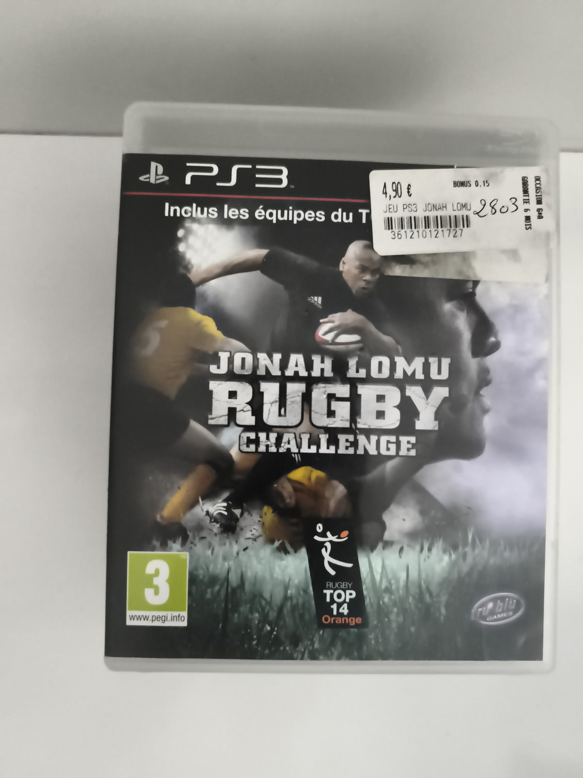 Jeu PS3 Jonah Lomu Rugby Challenge PlayStation Top 14 PAL