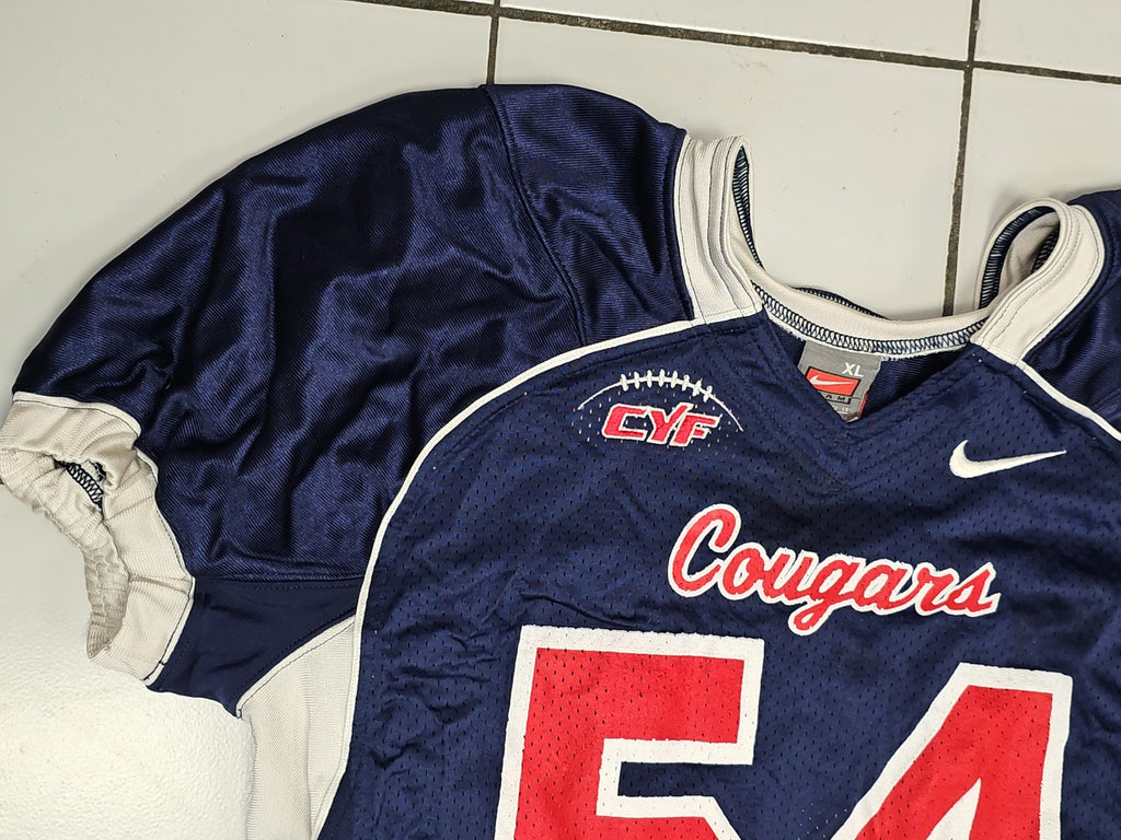 Maillot Nike Cougars junior XL, t-shirt sport enfant, tenue football occasion
