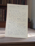 Lettre manuscrite 1939-1945 à sa femme en temps de guerre - Papier vintage origi