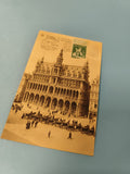 Carte postale ancienne Bruxelles Grand-Place CPA timbre 1913 architecture
