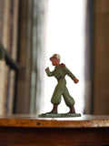 Figurine soldat ancien Starlux vintage – statuette militaire rétro peinte main