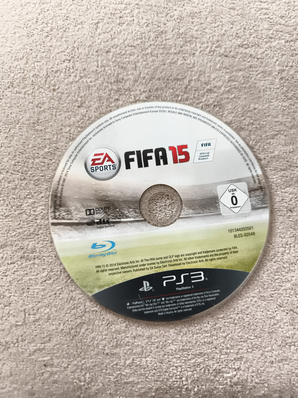 Jeu PS3 FIFA 15 Blu-ray EA Sports PlayStation 3 football