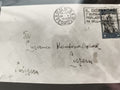 Lettre ancienne affranchie Italie 1928 timbre Emanuele Filiberto Roma ferrovia p