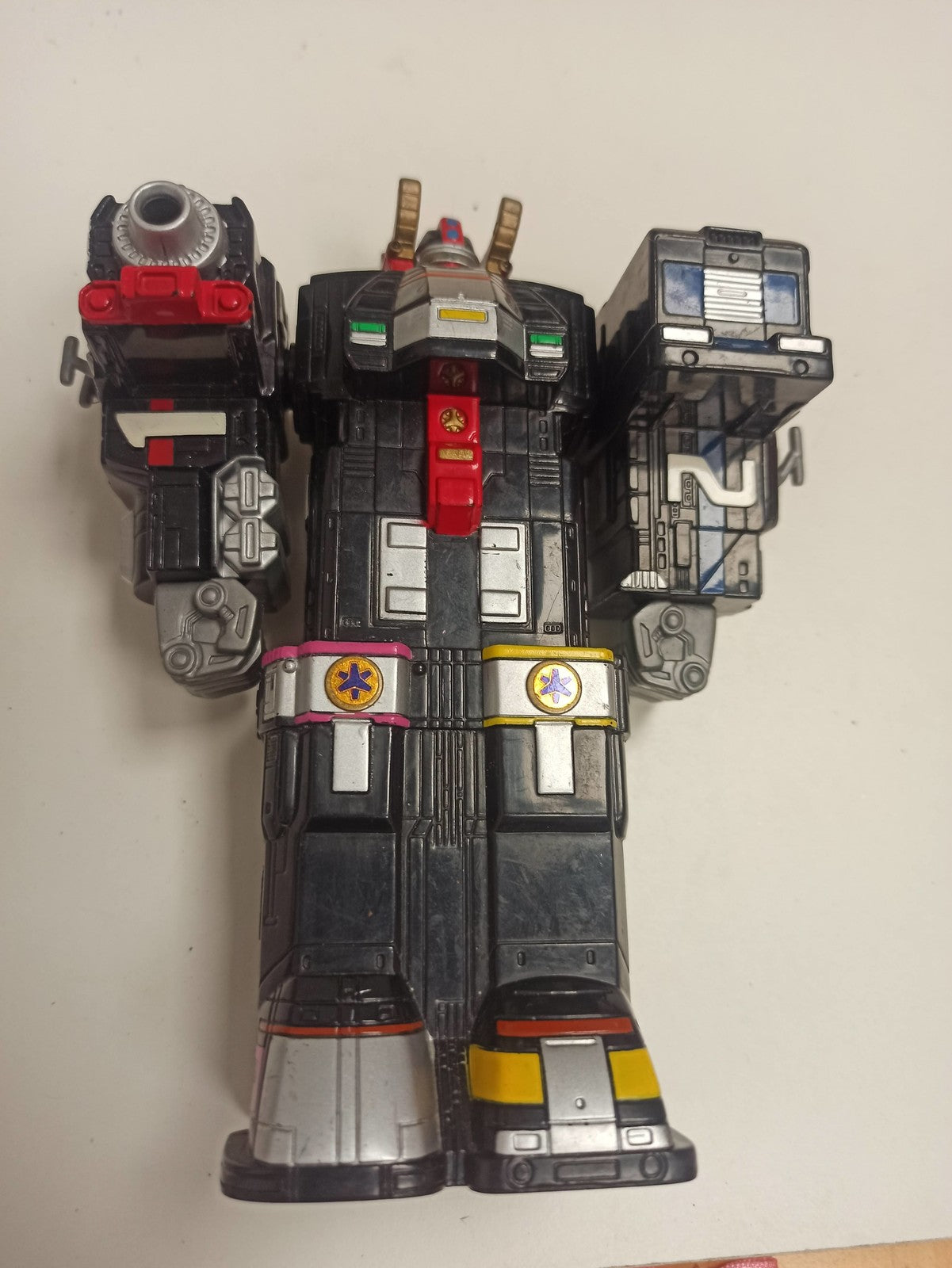 Power Rangers Lightspeed Rescue DX Super Train Megazord original d'occasion comp