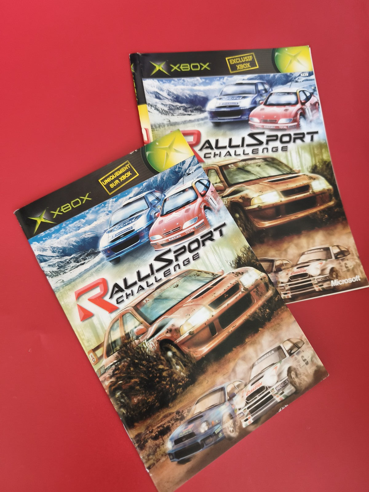 Notice originale seule pour jeu RalliSport Challenge Xbox, version française