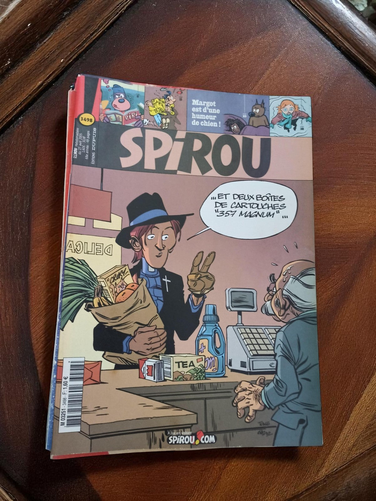 Magazine Spirou n°3498 BD illustrée franco-belge vintage années 2000 rare