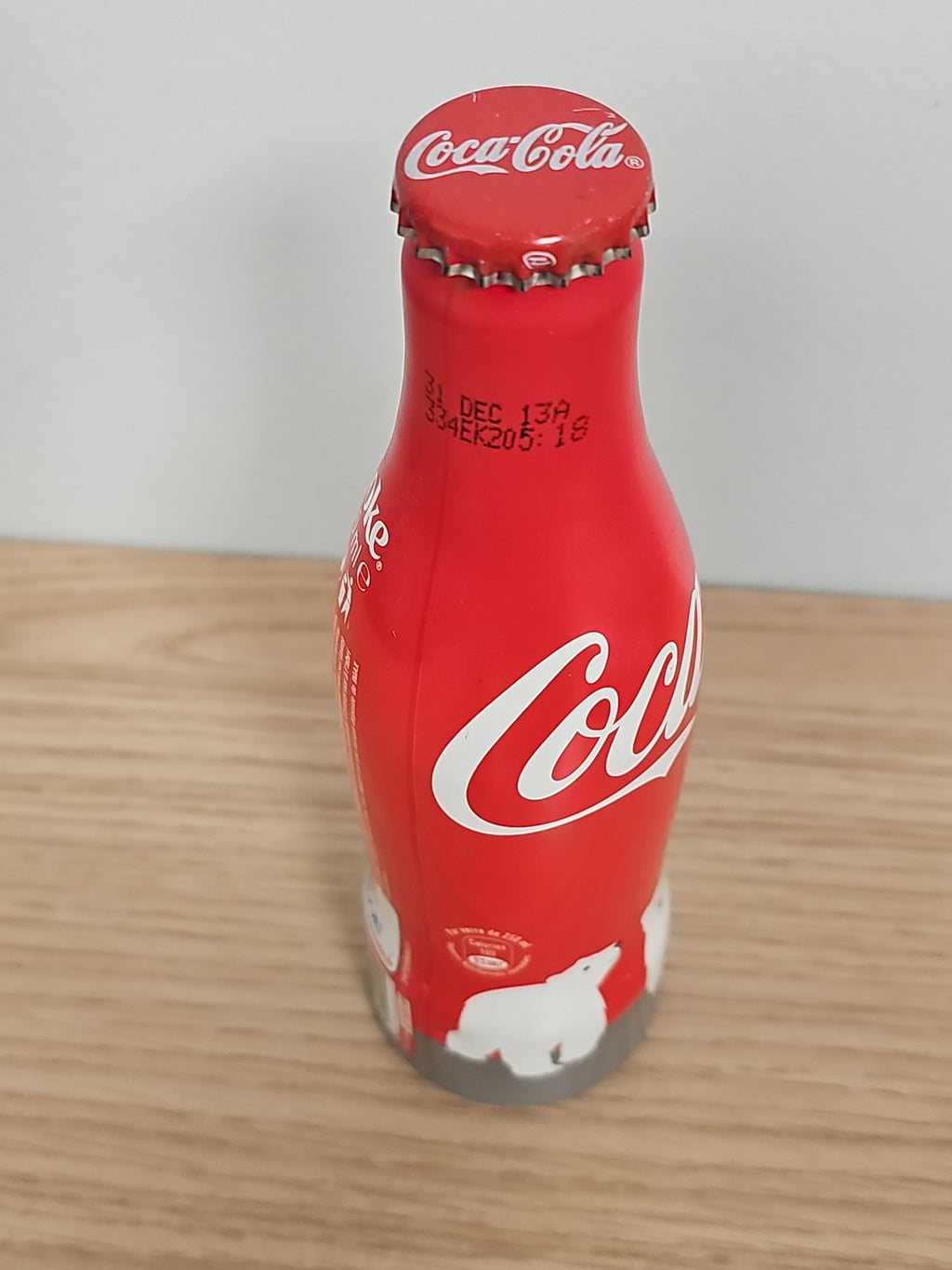 Bouteille Coca Cola pleine, édition spéciale, boisson gazeuse, déco rétro