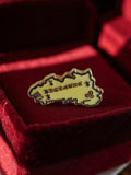 Pin's ancien Bretagne carte régionale rétro vintage badge publicitaire