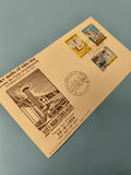 Ancienne enveloppe FDC Vietnam 1974 timbres oblitérés aide internationale