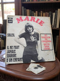Vinyle 45 tours Marie Soleil Pathé EMI vintage années 70 pochette photo