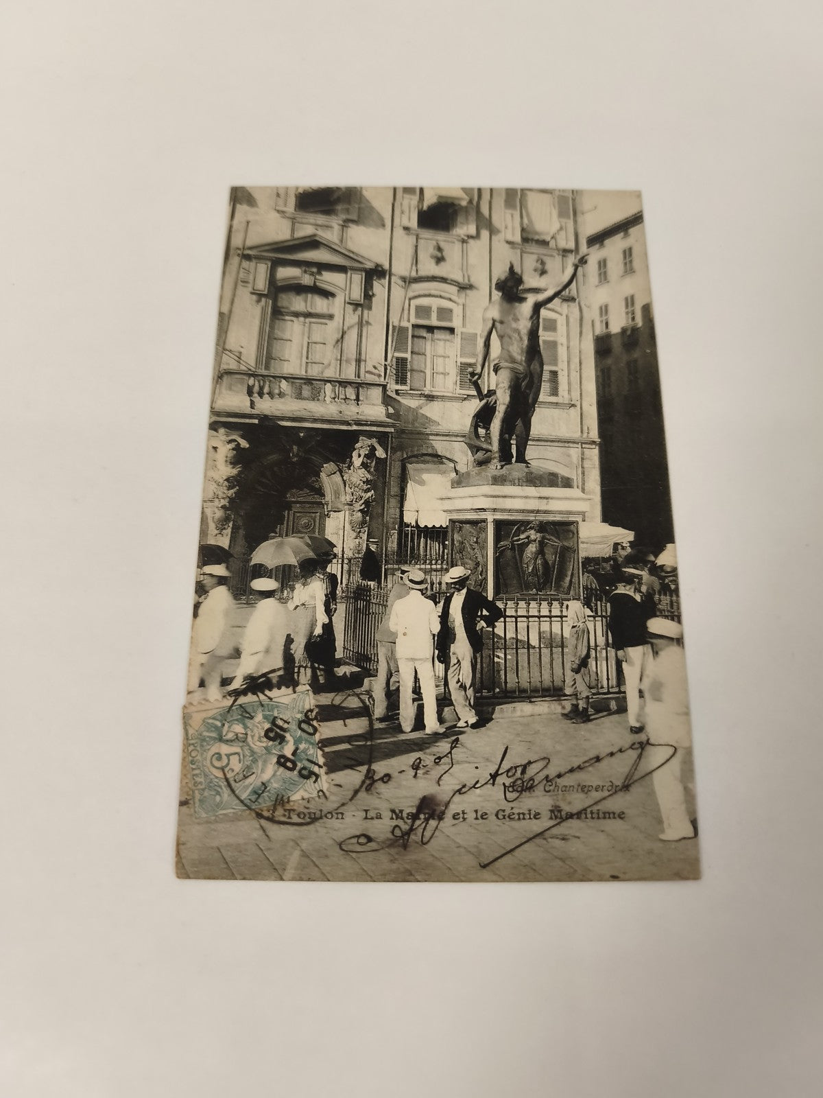 Carte postale ancienne CPA Toulon La Marine et le Génie Maritime écrite timbrée