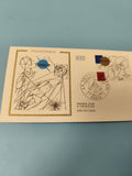 Enveloppe premier jour d?émission PHILEXFRANCE 1989 timbre France motif graphiqu
