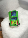 Véhicule miniature ancien vert rallye n°19 vintage jouet rétro d?occasion