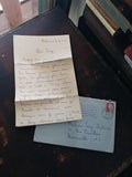 Lettre manuscrite ancienne 1961 Marseille enveloppe vintage écriture intime