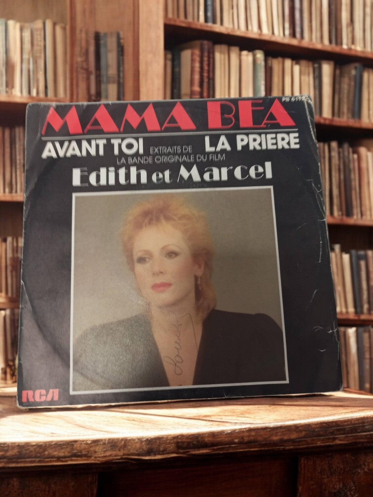 Vinyle 45T Mama Bea Edith et Marcel RCA vintage rétro disque occasion