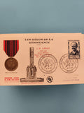 Lettre FDC Héros de la Résistance J.-B. Lebas 1957 timbre 20f oblitéré Paris