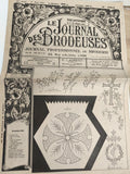 Journal ancien broderie Le Journal des Brodeuses 1952 motif vintage Lyon