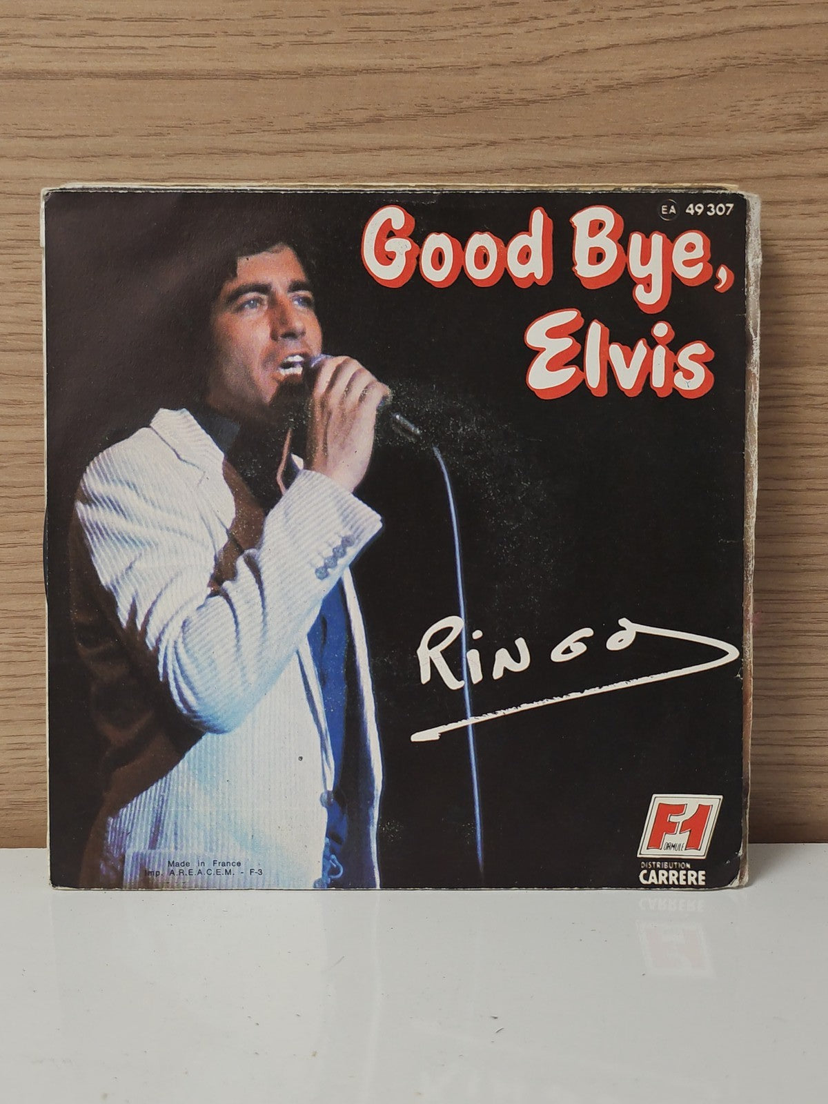 Vintage 45 tours vinyle ancien Goodbye Elvis disque rétro collection musique