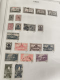 Timbres Liban oblitérés anciens, motifs paysages et cèdre, lot philatélie