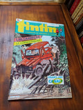 Magazine Tintin vintage ancien – Les Casseurs, Grand Jeu Canal+ – édition 1986