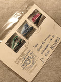 Lettre premier jour DDR trains locomotives 3 timbres Schienenfahrzeuge (Ref 10)