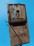 Ancien piège à souris bois Assainic, vintage, cabinet de curiosité, déco rétro