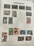 Timbres Madagascar REPUBLIKA MALAGASY animaux faune thématique oblitérés philaté